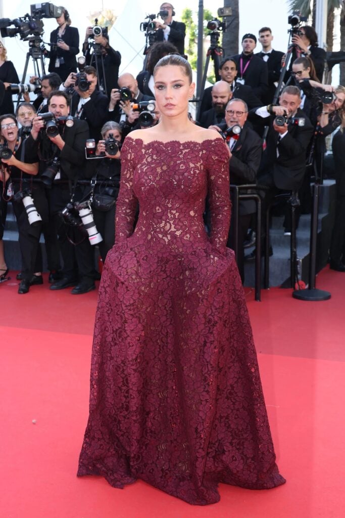 Adèle Exarchopoulos wearing Saint Laurent by Anthony Vaccarello at the ‘Garance’ Cannes premiere
