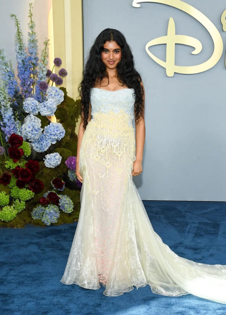 Avantika Vandanapu wearing Ines Di Santo at the 2026 Disney Upfront in New York

