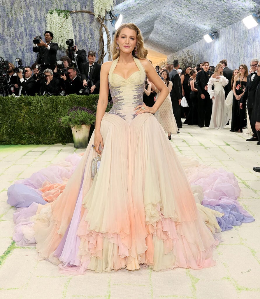 Blake Lively’s Archival Versace Moment At The Met Gala