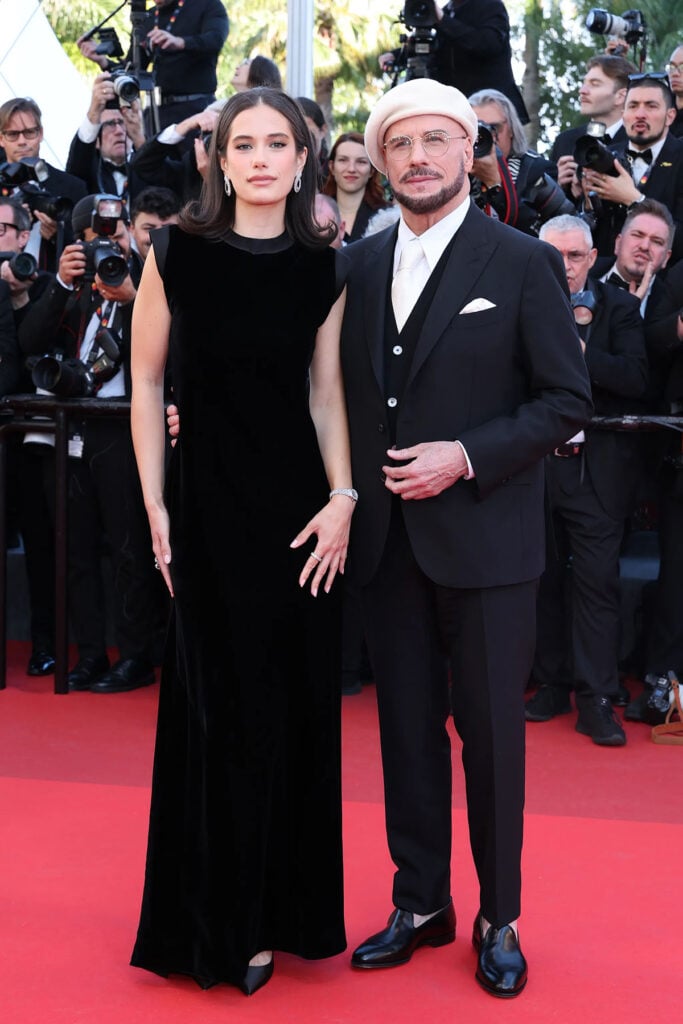 John Travolta and his daughter Ella Bleu Travolta Cannes