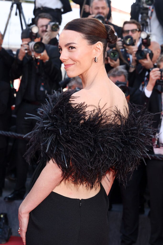 Vicky Luengo wore a custom Loewe gown with Cartier jewels to the El Ser Querido Cannes premiere.