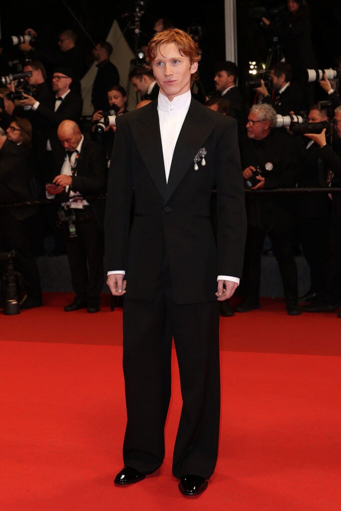 Luther Ford wore a black Saint Laurent tuxedo to The Man I Love Cannes Film Festival premiere.