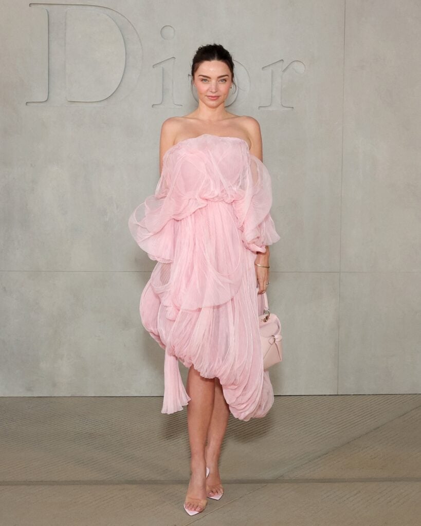 Miranda Kerr attends the Dior Cruise 2027 at Los Angeles County Museum of Art