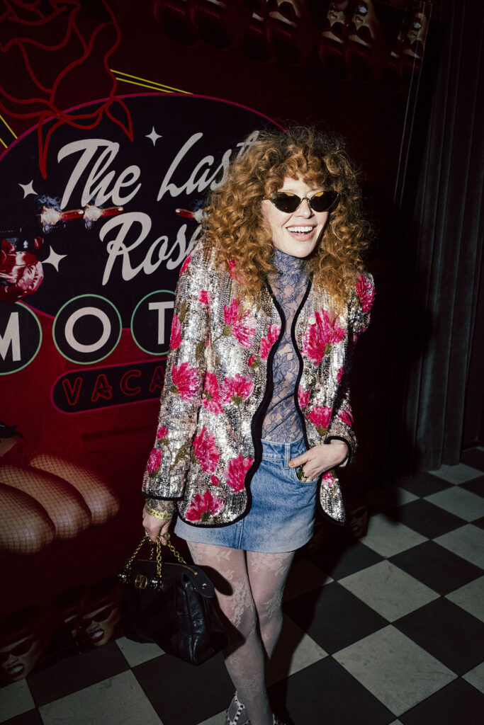 Natasha Lyonne in Valentino at Teyana Taylor Dirty Rose event in New York