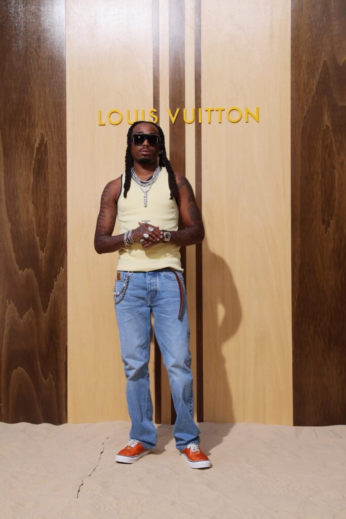 Quavo attends the Louis Vuitton Menswear Spring/Summer 2027 show