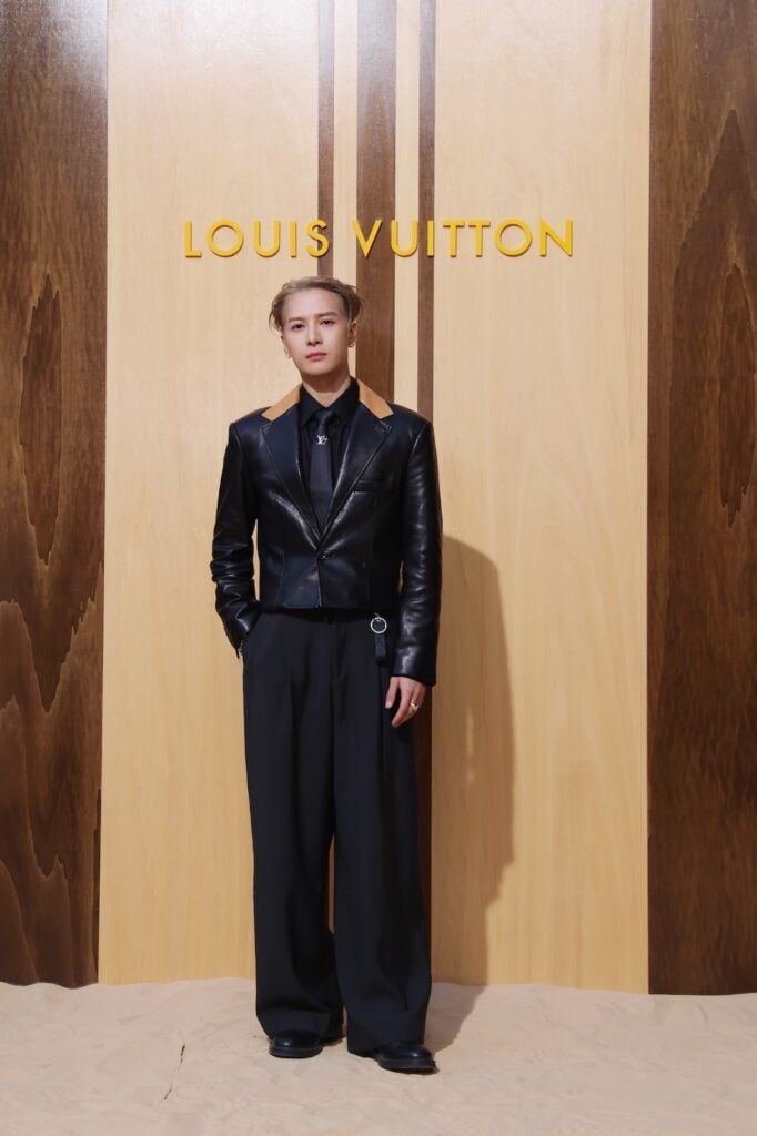 Jackson Wang attends the Louis Vuitton Menswear Spring/Summer 2027 show