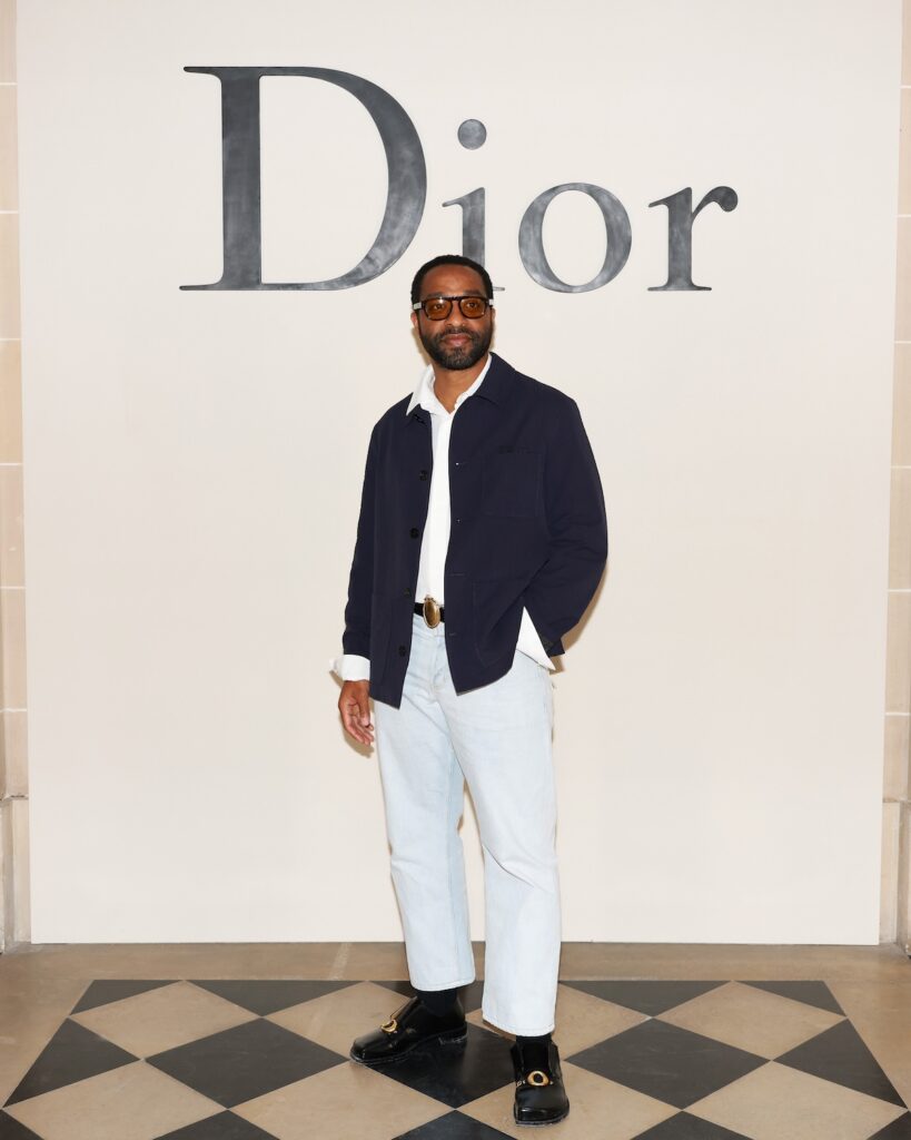 Chiwetel Ejiofor attends the Dior Homme Menswear Spring/Summer 2027 show