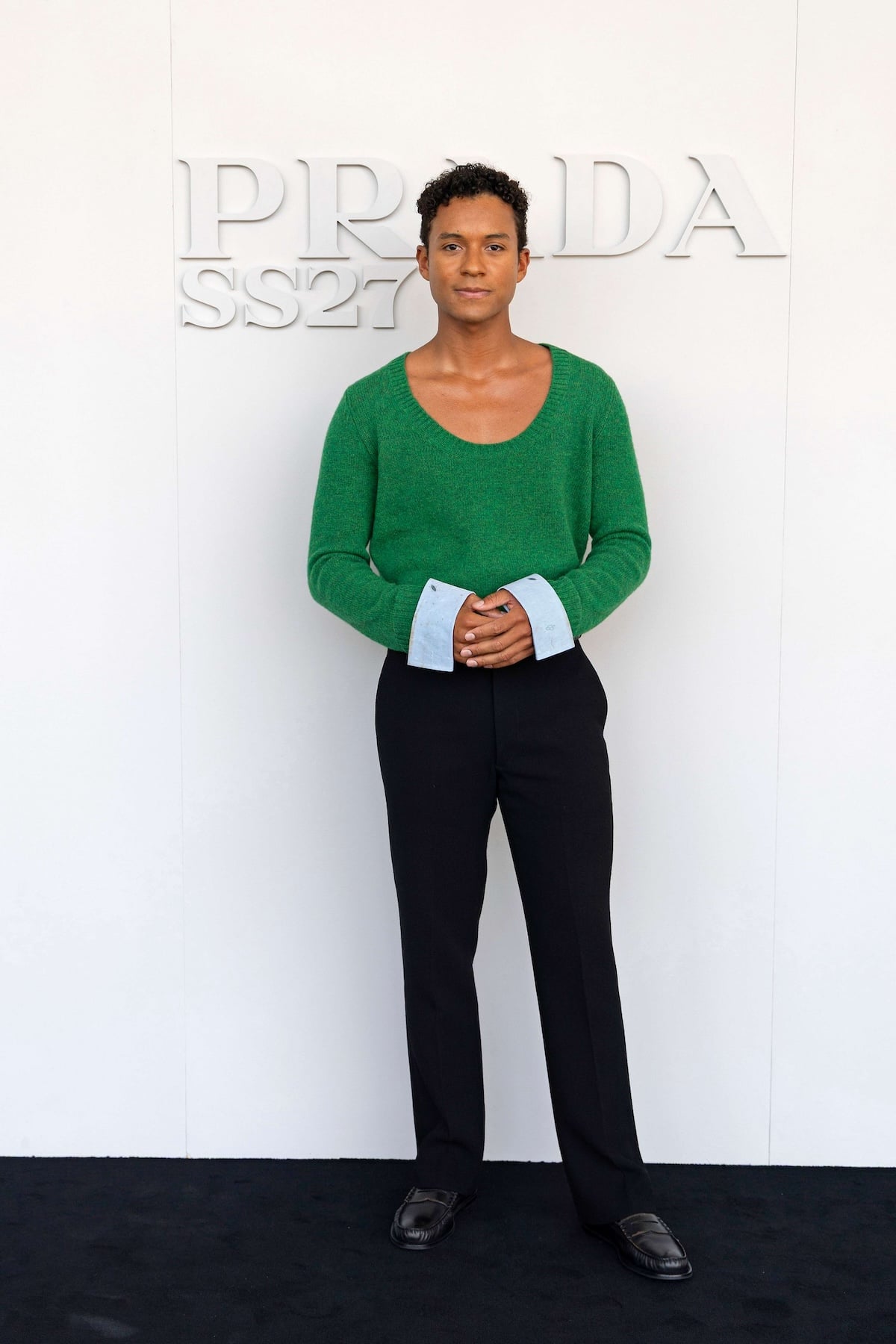 Celebrities Front Row At The Prada Spring 2027 Mens Show