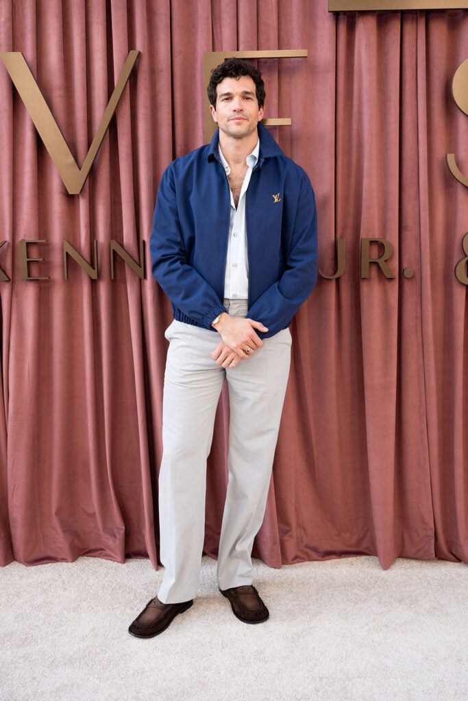Paul Anthony Kelly wears Louis Vuitton at the Love Story FYC event held at Paramount Studios in Los Angeles