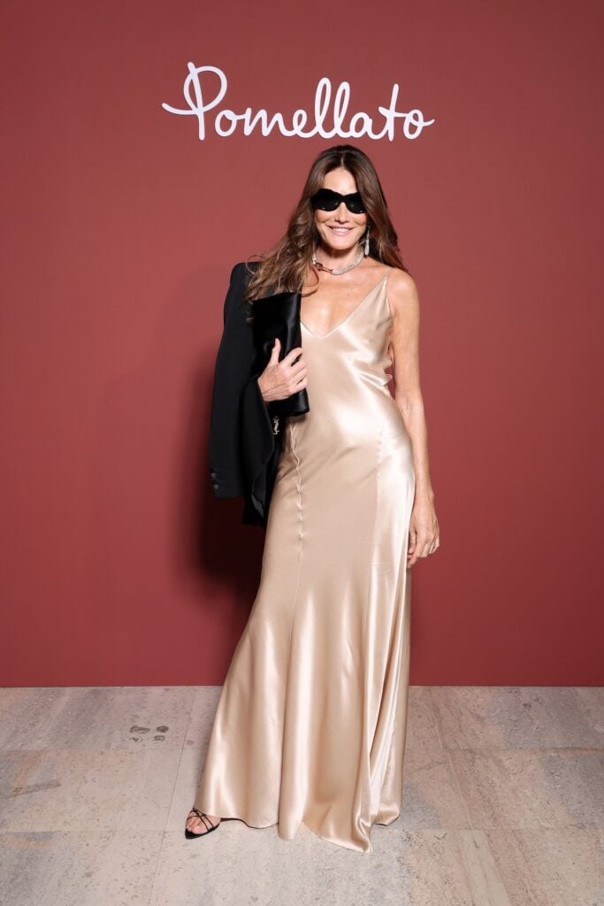 Carla Bruni attends "Pomellato, Le Joailler Révolutionnaire" exhibition opening 