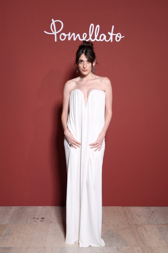 Pilar Fogliati attends "Pomellato, Le Joailler Révolutionnaire" exhibition opening a