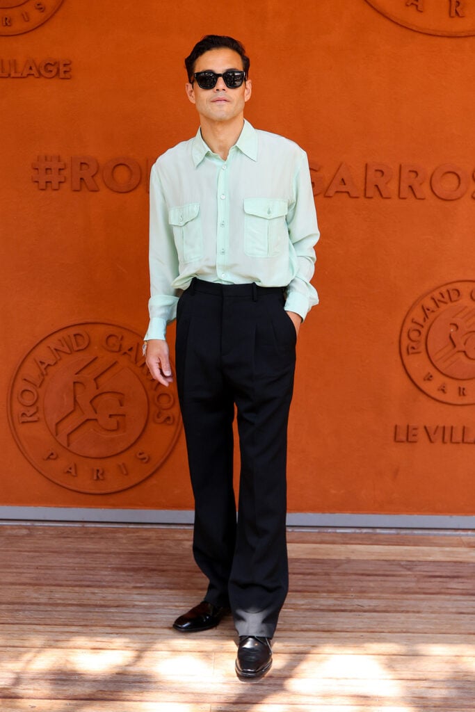 Rami Malek attends Day Fifteen of the 2026 French Open