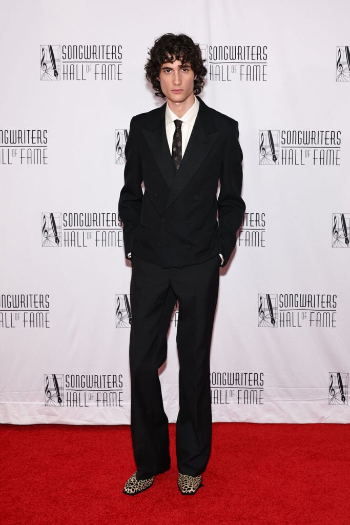 Somb wearing Valentino Pre-Fall 2026 at the Songwriters Hall of Fame Awards