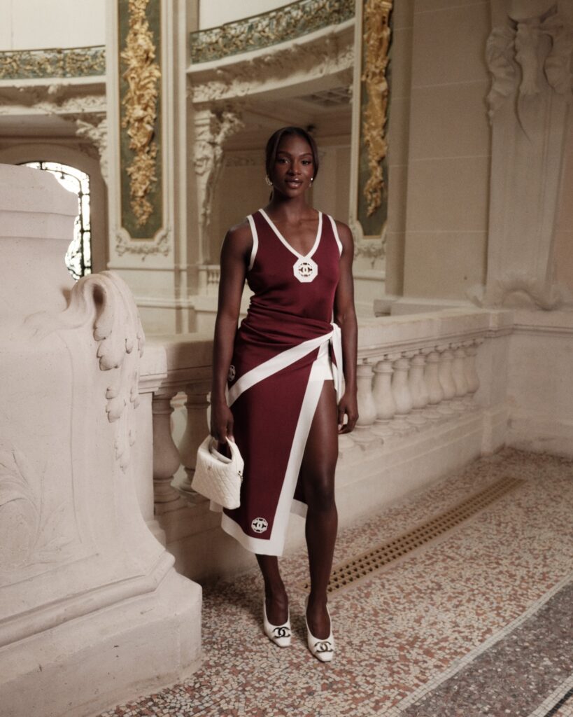 Dina Asher-Smith attends the Chanel Haute Couture Fall/Winter 2026/2027 show 