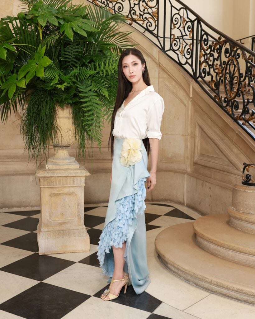 Ejae attends the Christian Dior Haute Couture Fall/Winter 2026/2027 show