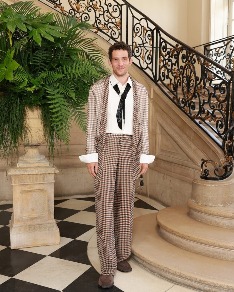 Josh O'Connor attends the Christian Dior Haute Couture Fall/Winter 2026/2027 show