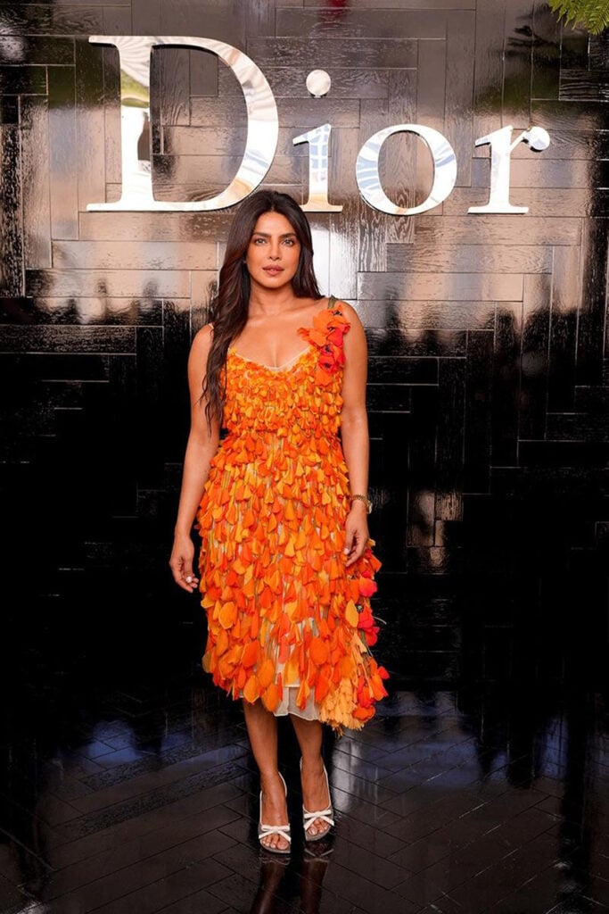 Priyanka Chopra Jonas at the Dior fashion show as part of Paris Haute Couture Fall/Winter 2026