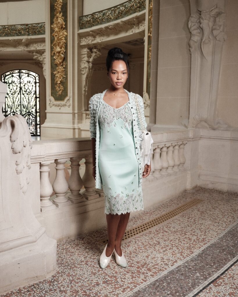 Quenlin Blackwell attends the Chanel Haute Couture Fall/Winter 2026/2027 show