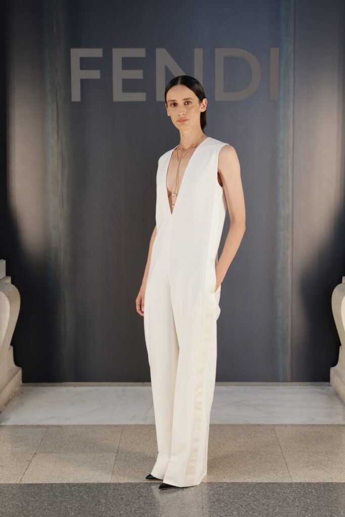 Valentina Bellè attends the Fendi Couture Fall/Winter 2026-2027 Show