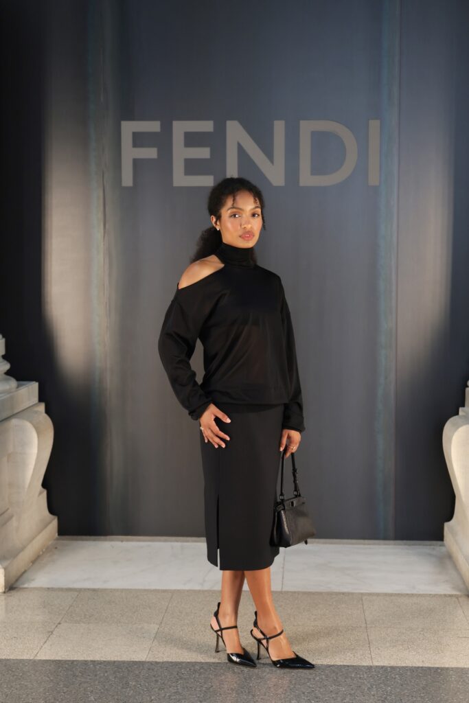 Yara Shahidi attends the Fendi Couture Fall/Winter 2026-2027 Show