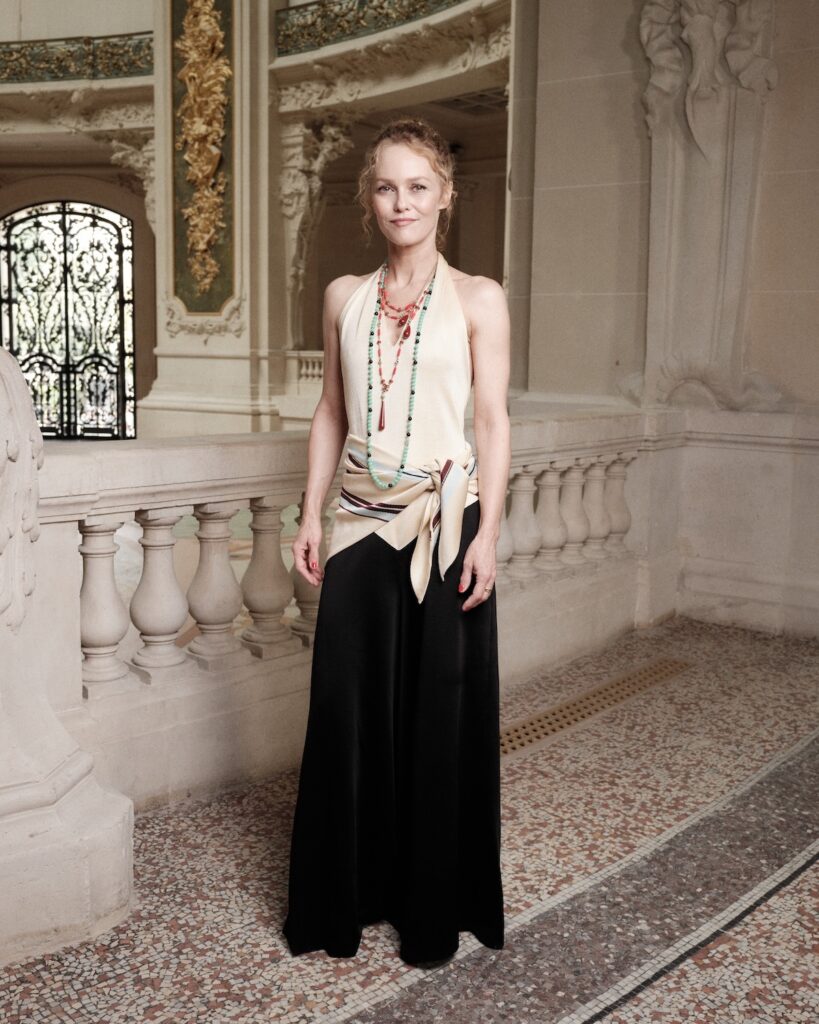 Vanessa Paradis attends the Chanel Haute Couture Fall/Winter 2026/2027 show
