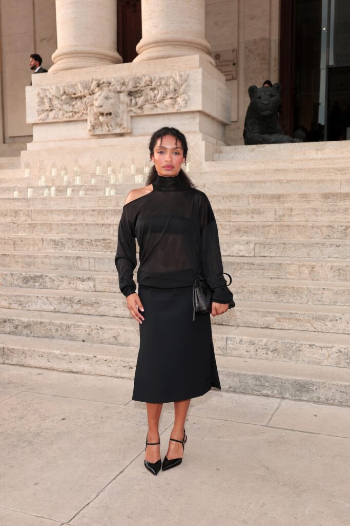 Yara Shahidi attends the Fendi Couture Fall/Winter 2026-2027 Show arrivals
