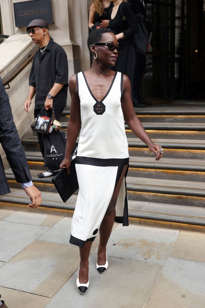Lupita Nyong’o Wore Chanel To ‘The Odyssey’ London Photocall