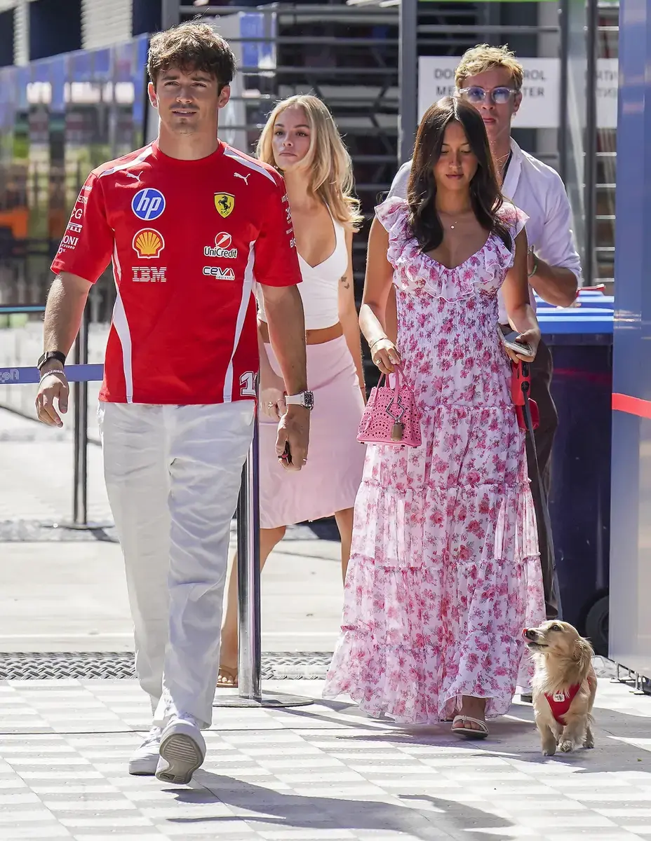 Alexandra Leclerc’s Maternity Style Continued At The Hungarian Grand Prix