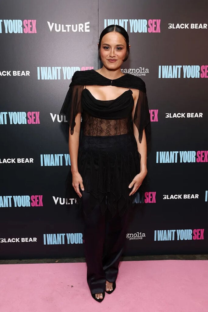 Chase Sui Wonders wearing Valentino Spring 2026 at the I Want Your Sex New York premiere.