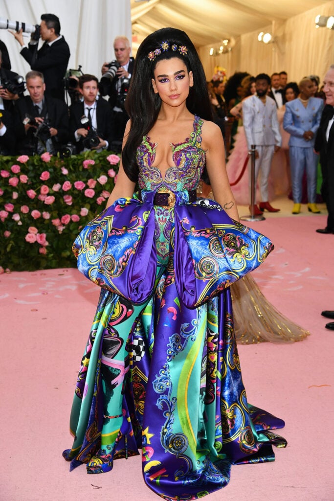 Dua Lipa attends The 2019 Met Gala Celebrating Camp: Notes on Fashion at Metropolitan Museum of Art