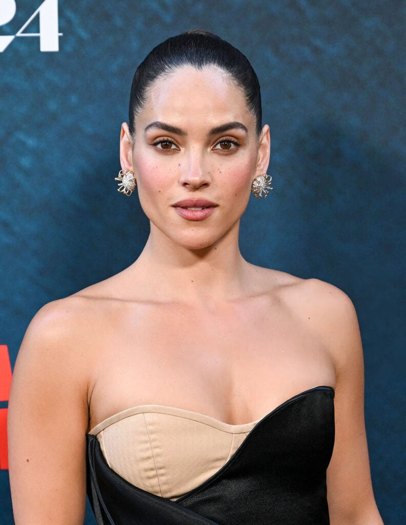 Adria Arjona Tiffany & Co. earrings  at the Onslaught Los Angeles premiere
