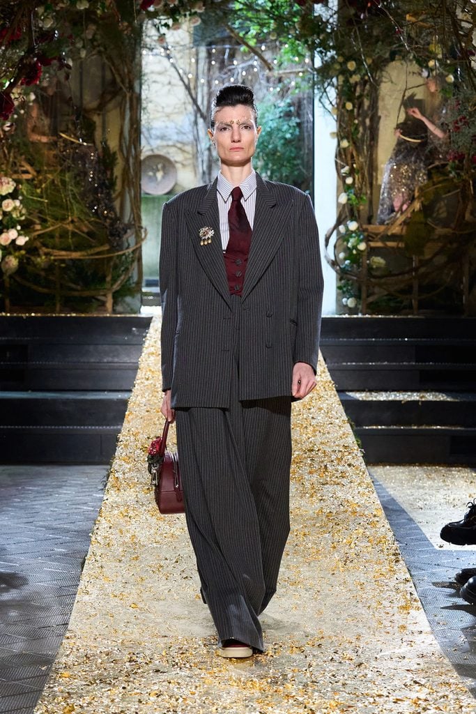 Antonio Marras Fall 2026 runway look featuring the original oversized jacket and wide-leg trousers.