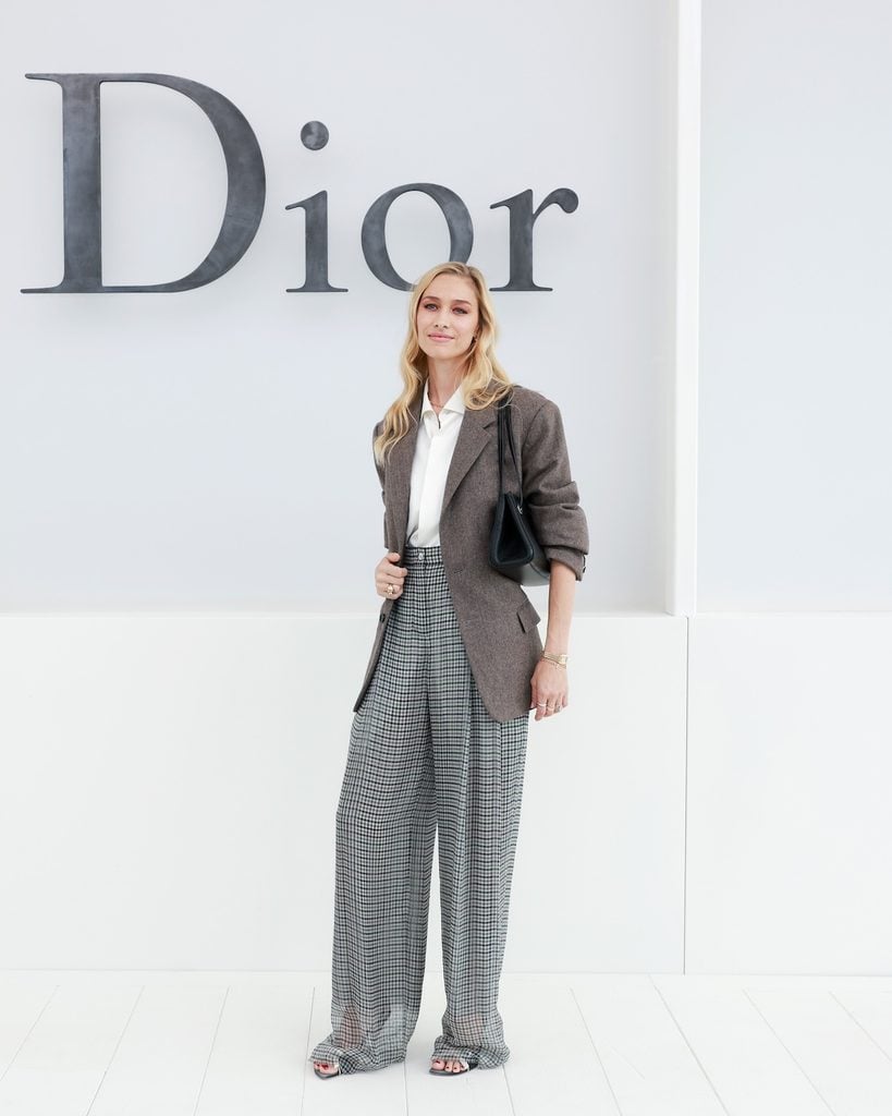 Beatrice Borromeo wearing Dior Men Spring 2027 at the Dior show in Paris.