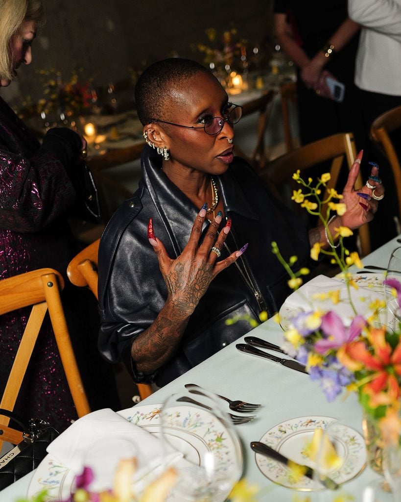 Cynthia Erivo Tiffany & Co.’s Jean Schlumberger dinner in Paris.