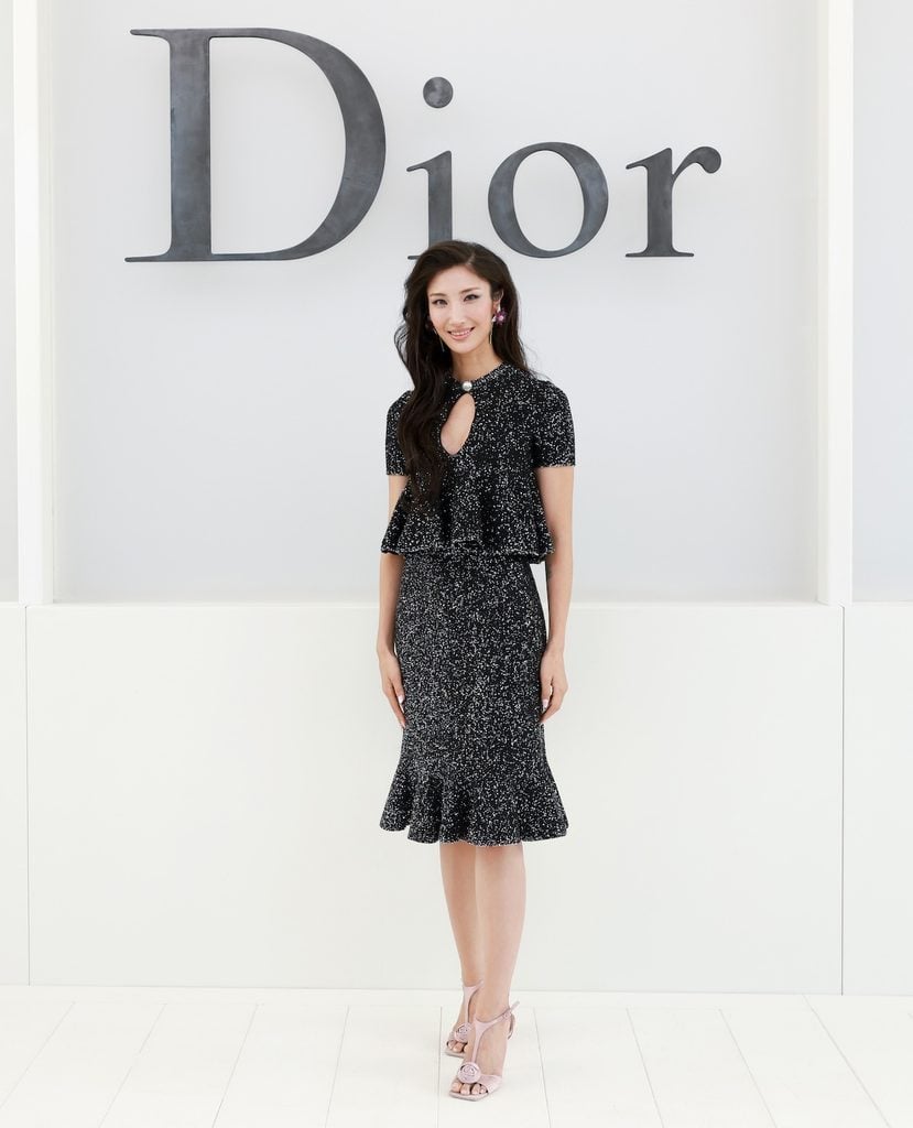 Ejae wearing Dior at the Dior Spring 2027 show in Paris.