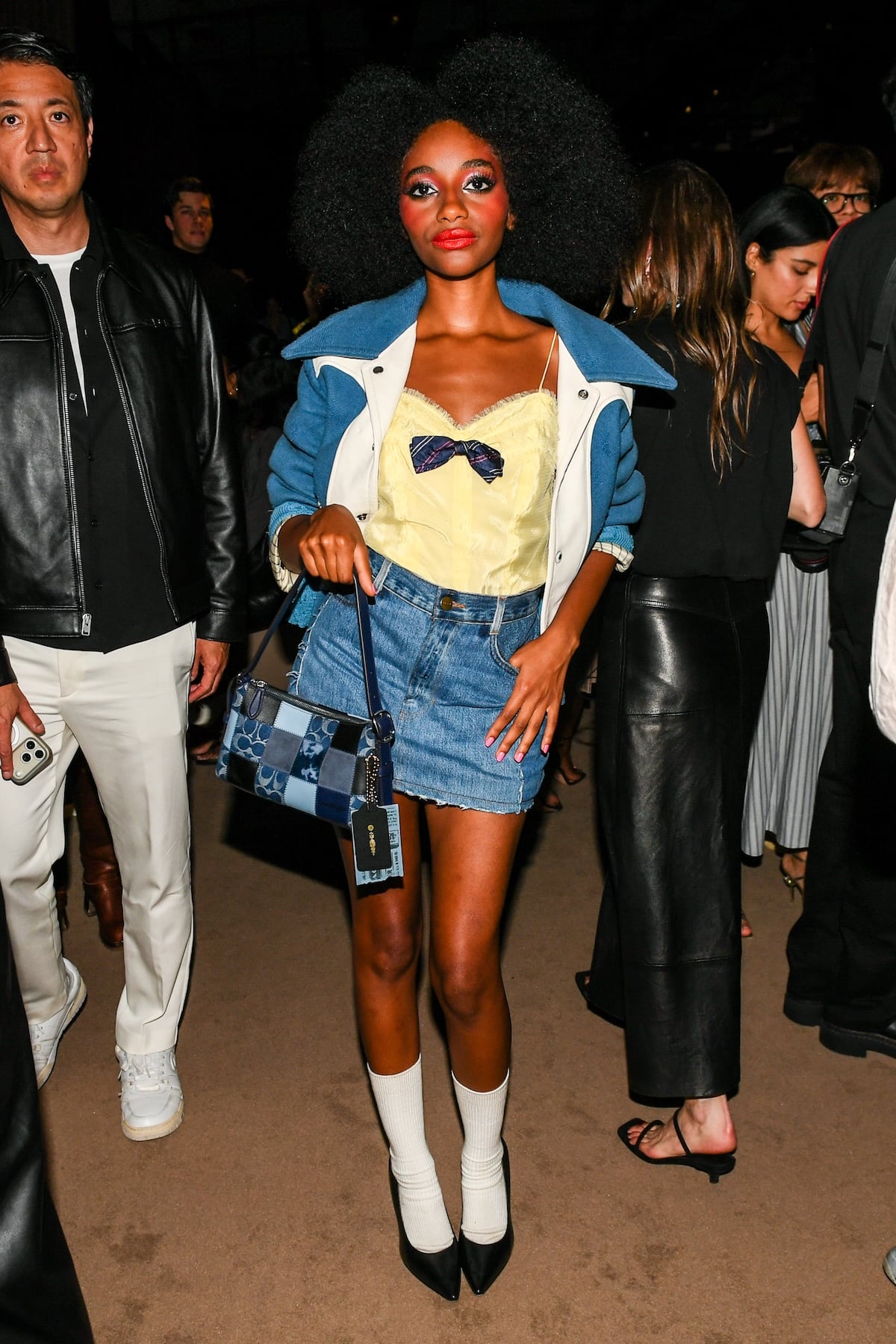 Flowerovlove Flowerovlove wearing Coach at the Spring 2027 show during New York Fashion Week.