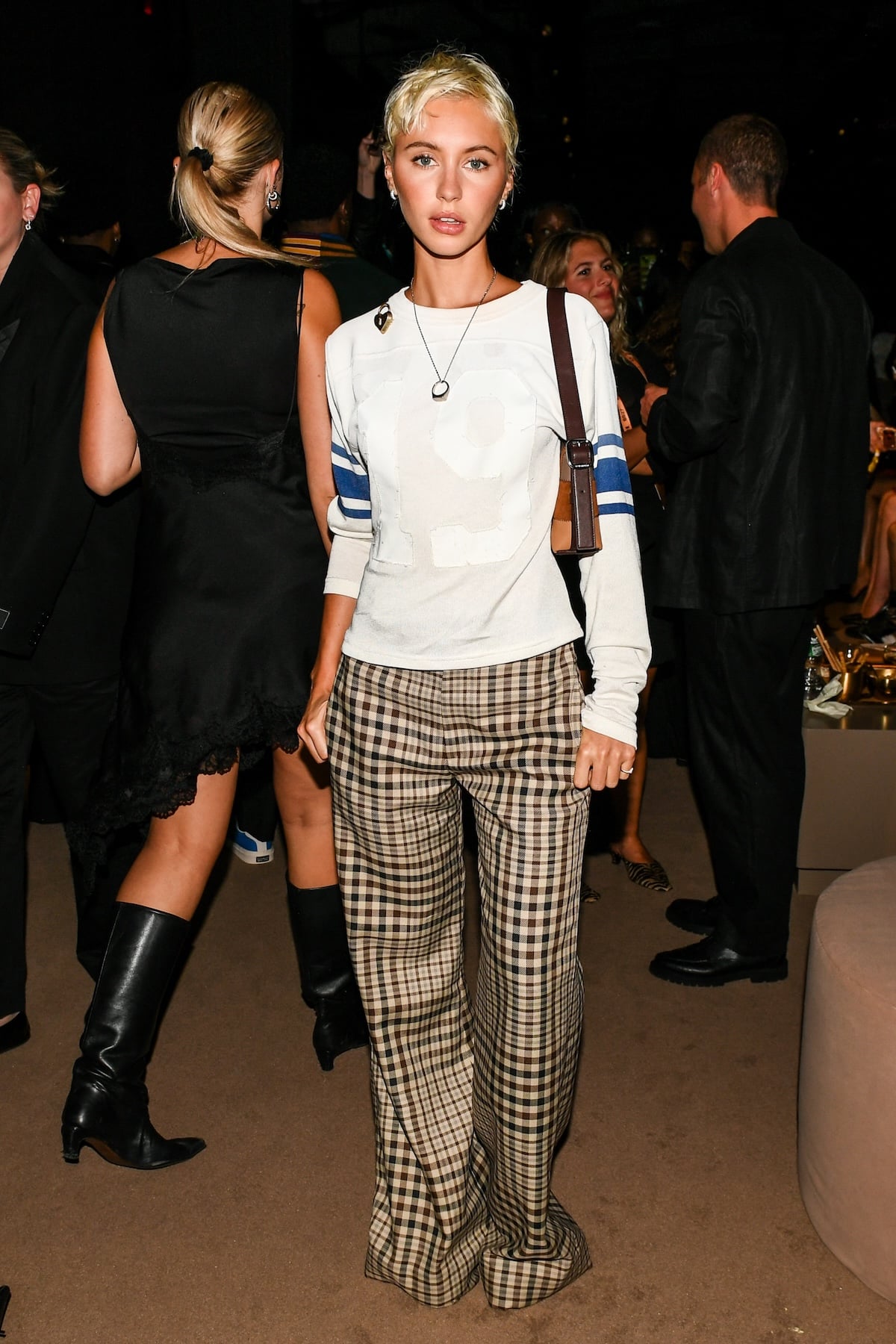 Iris Law Iris Law wearing Coach at the Spring 2027 show during New York Fashion Week.