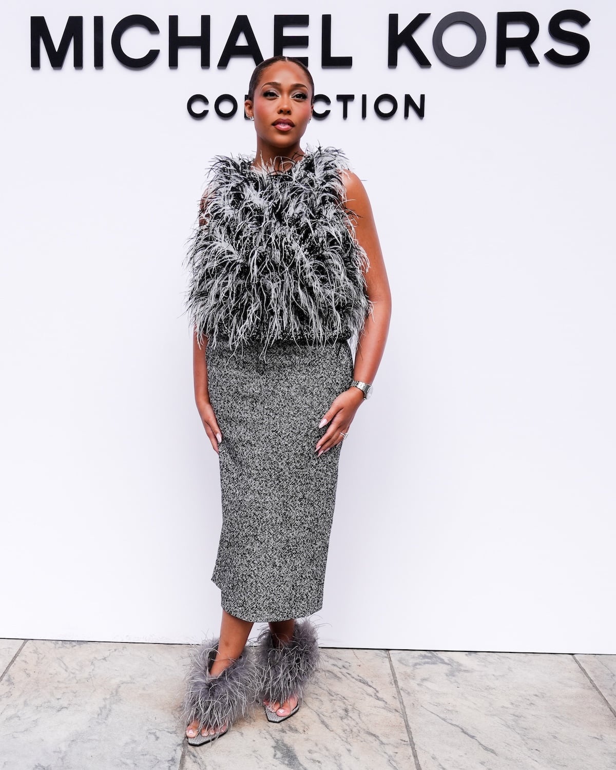 Jordyn Woods in Michael Kors Spring 2027