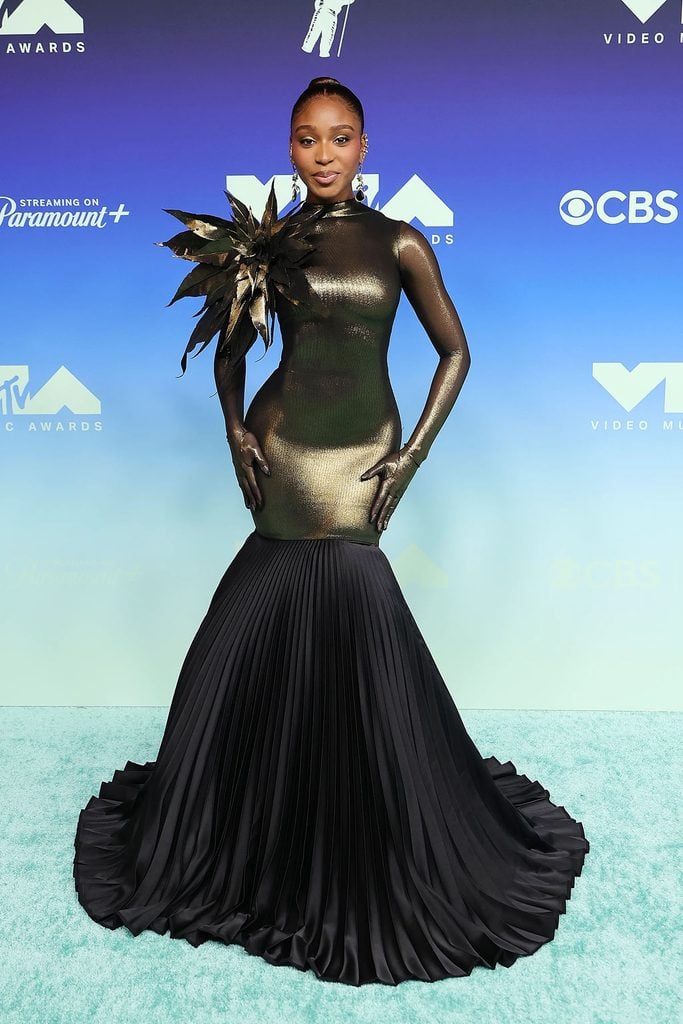 Normani wearing Robert Wun Couture at the 2026 MTV VMAs.