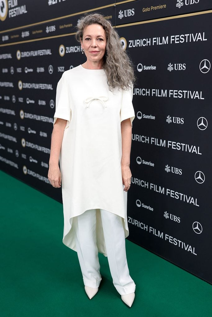 Olivia Colman wearing Celine Fall 2026 at the ‘Wicker’ premiere during Zurich Film Festival.