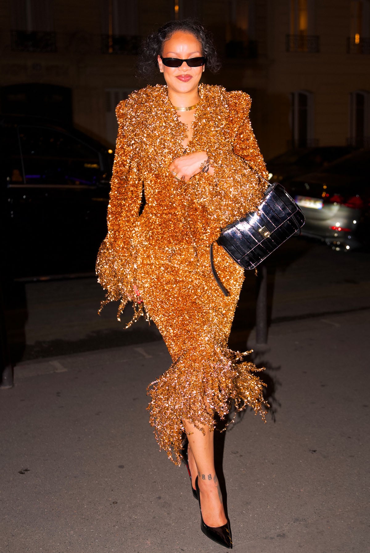 Only Rihanna Could Make Tinsel Look This Good