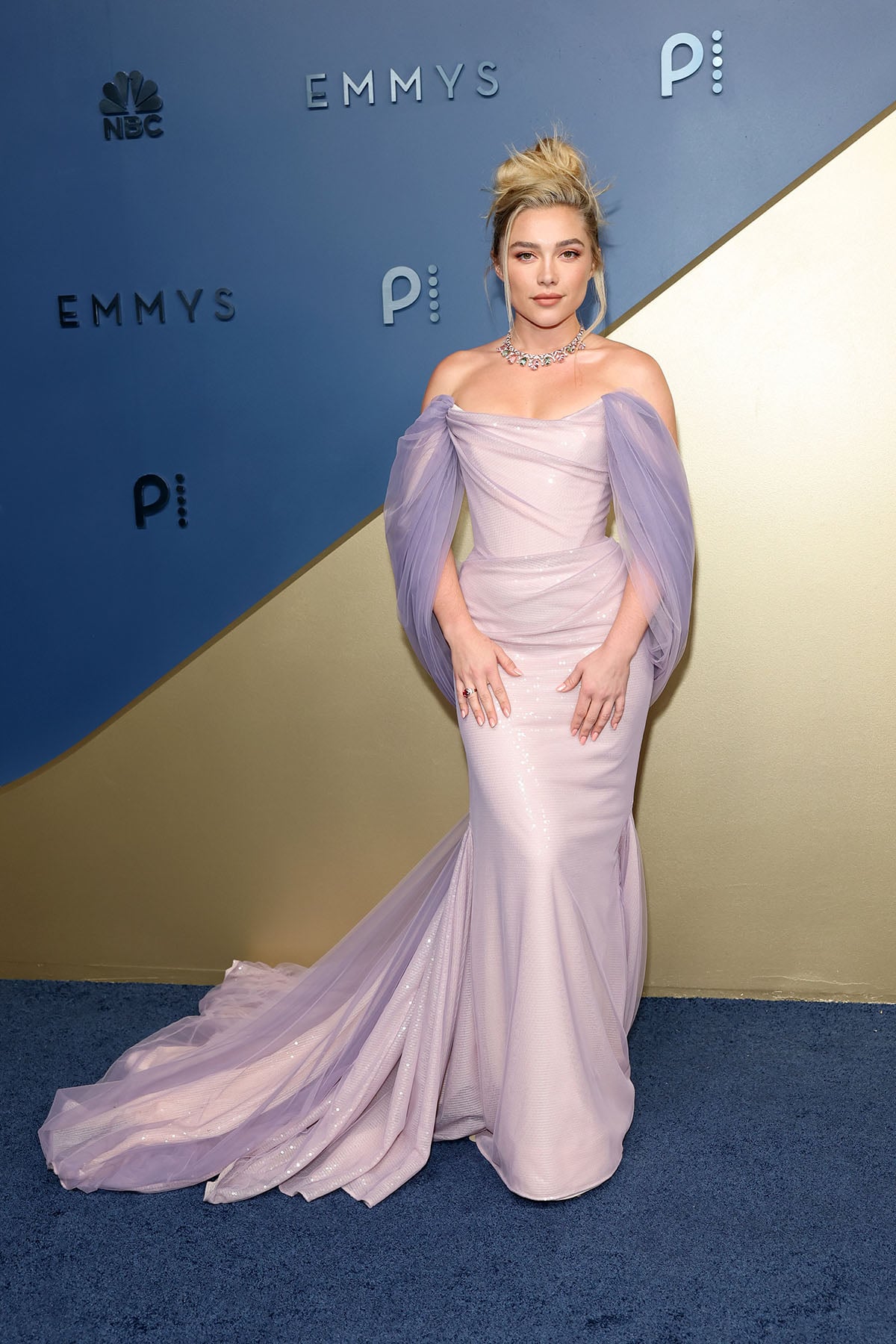Florence Pugh Goes Romantic in Vivienne Westwood at the Emmys