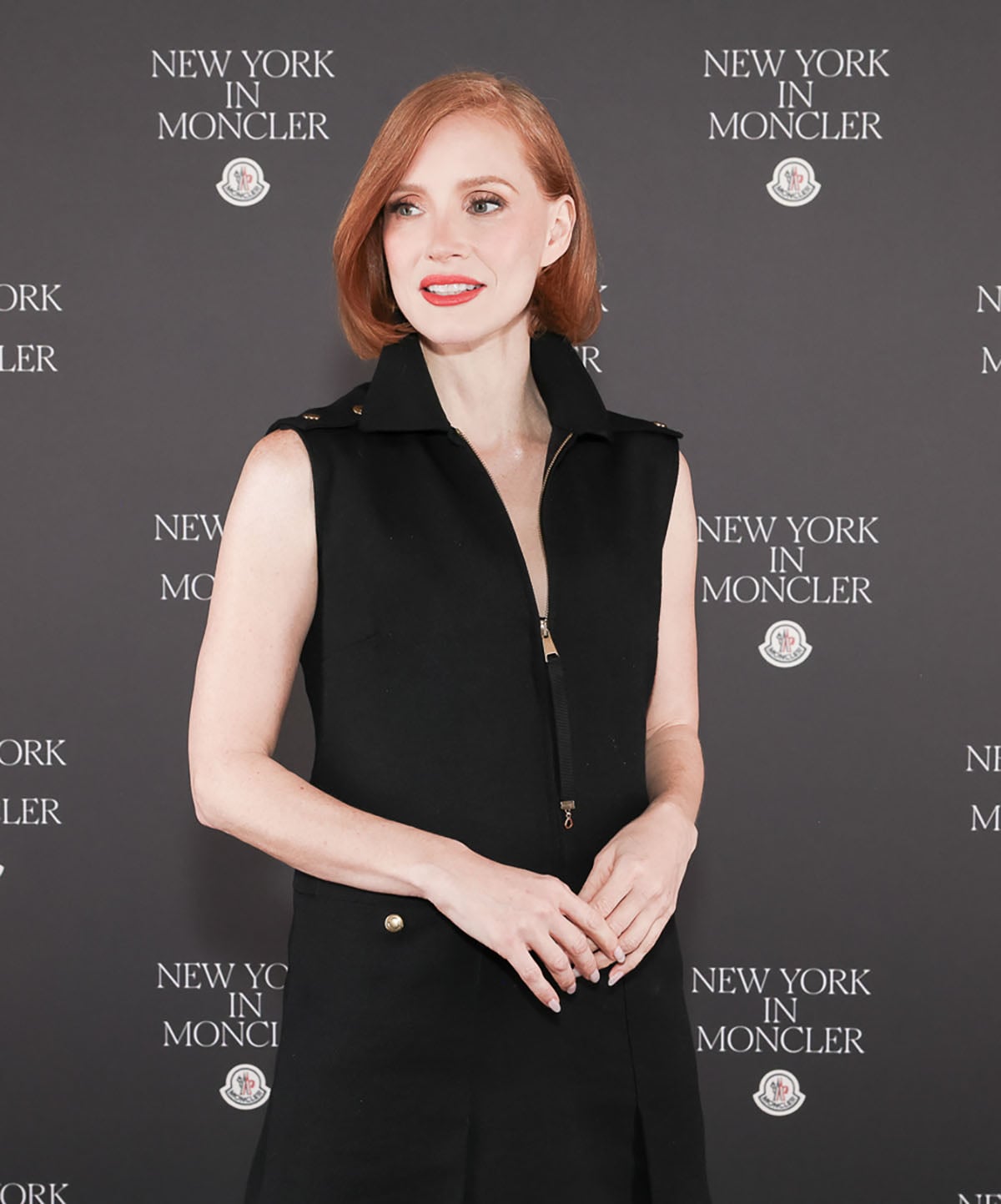 Jessica Chastain Moncler Celebrates Largest-Ever Global Flagship on Fifth Avenue