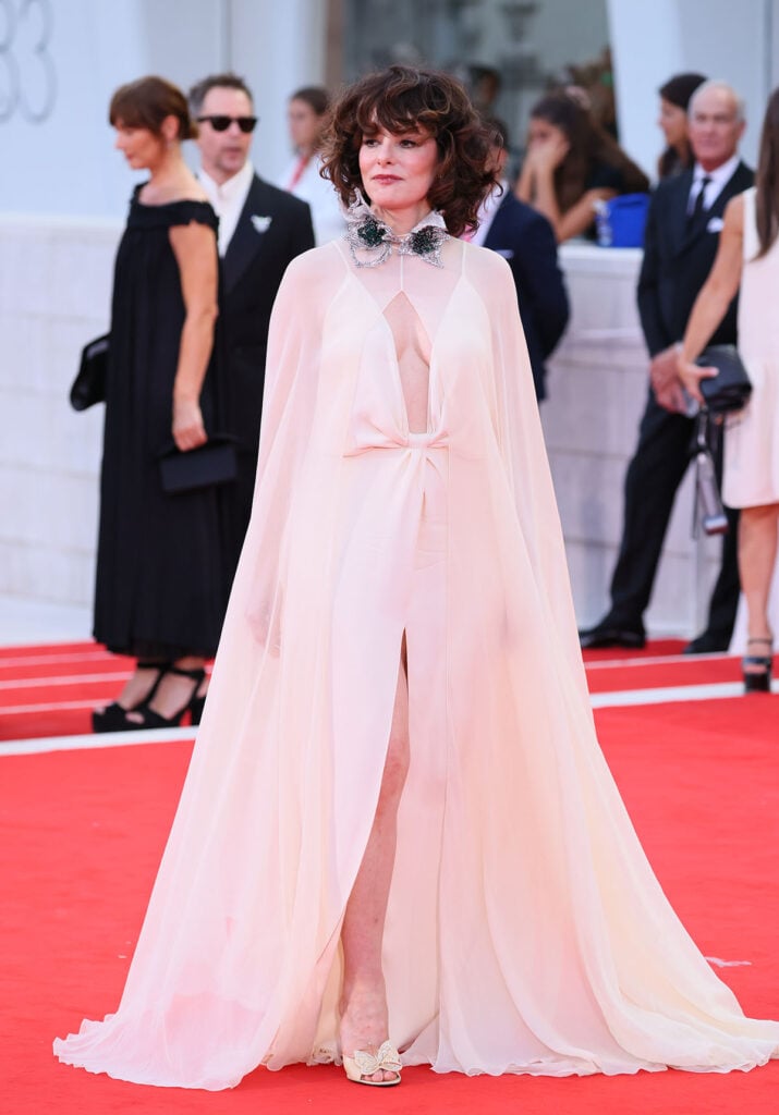 Parker Posey in Valentino at the Venice Film Festival