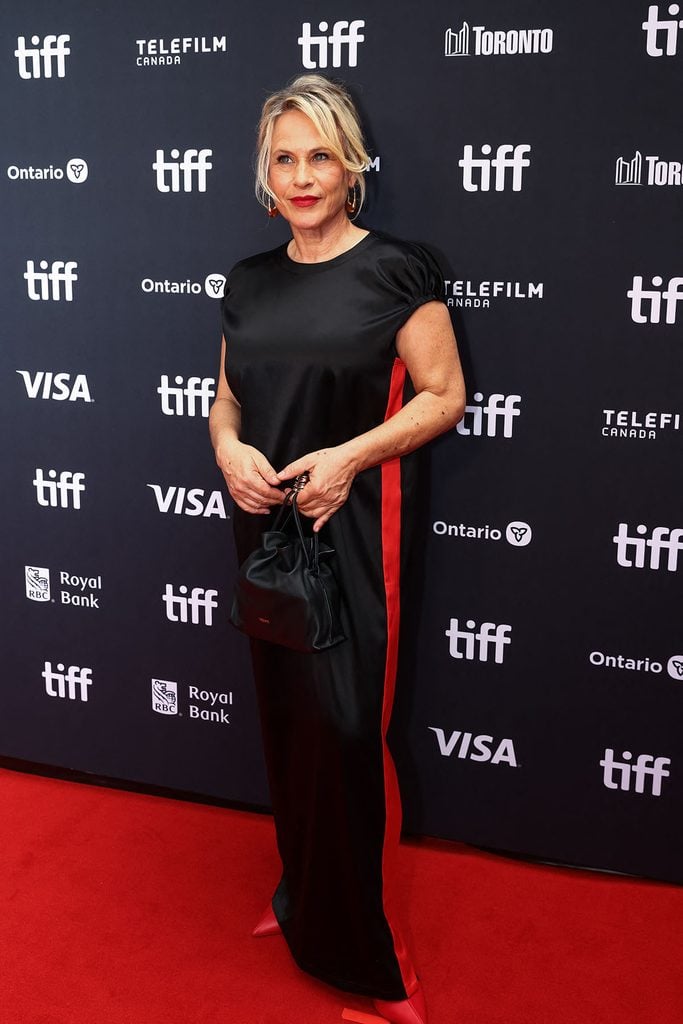 Patricia Arquette in Loewe at the Evil Genius premiere during TIFF
Loewe Pre-Fall 2026 runway reference for Patricia Arquette’s TIFF look