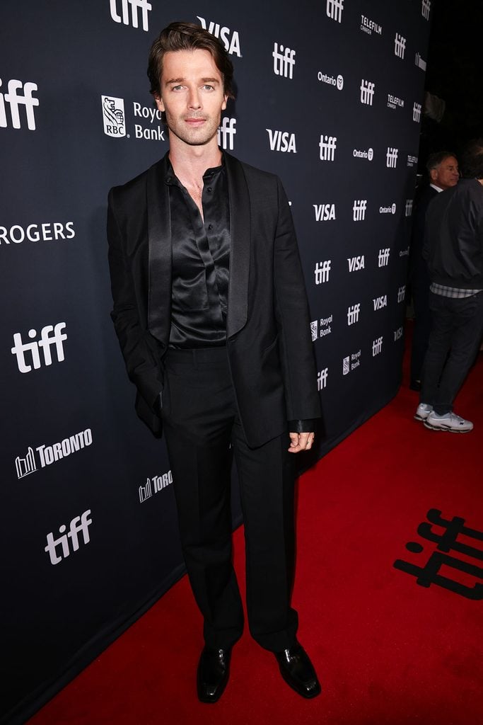 Patrick Schwarzenegger in Fendi Couture at the Love Of Your Life premiere during TIFF