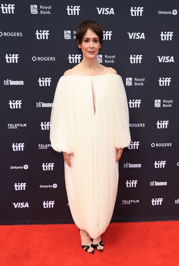 Sarah Paulson wearing Danielle Frankel at the Closing Night premiere during the 2026 Toronto International Film Festival.