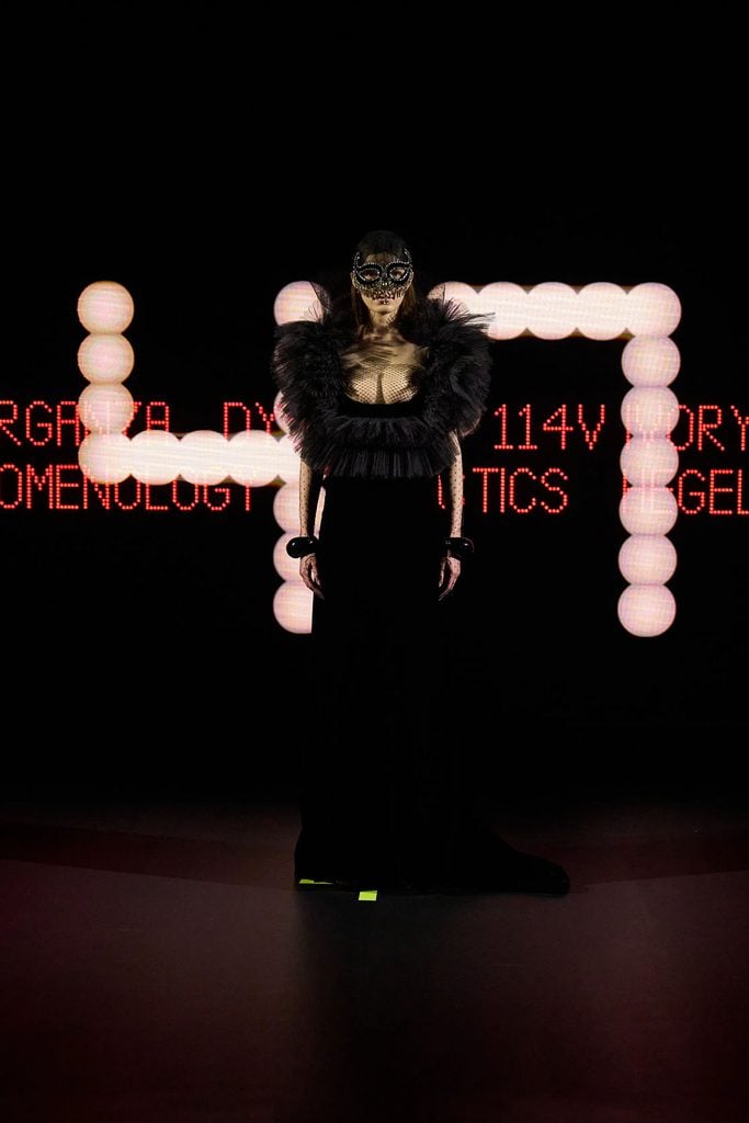 Valentino Haute Couture tulle and velvet gown