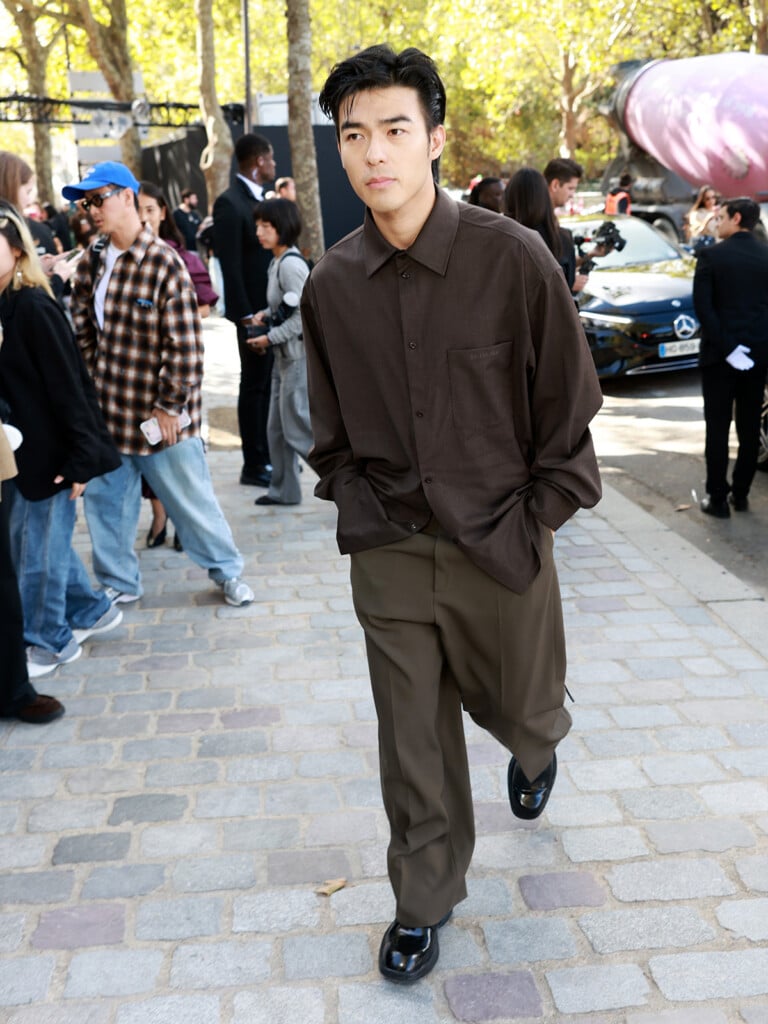 Edward Chen attends the Balenciaga Womenswear Spring/Summer 2027