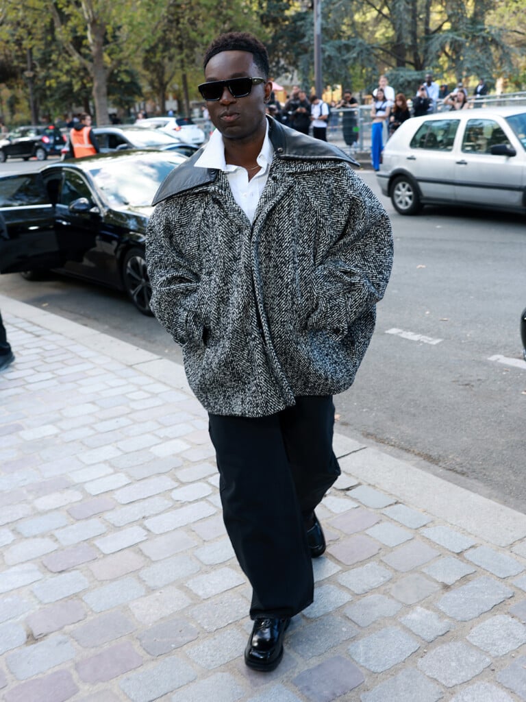 Paapa Essiedu attends the Balenciaga Womenswear Spring/Summer 2027